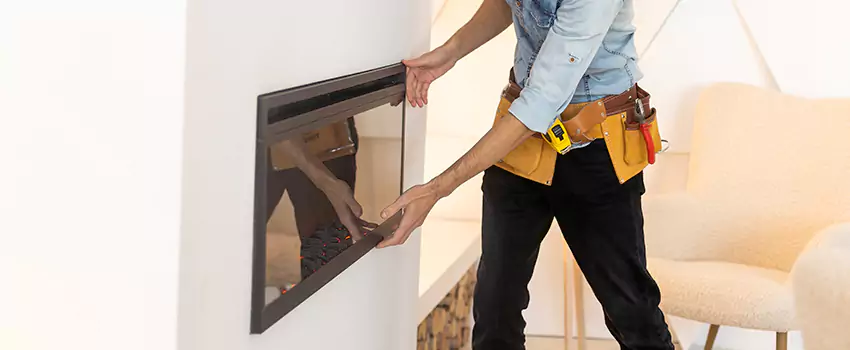 Metal Fireplace Installation in Spokane Valley, Washington