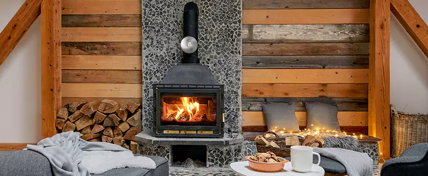 Thelin Hearth Products Direct Vent Gas Stove Fireplace Inspection in Spokane Valley, Washington